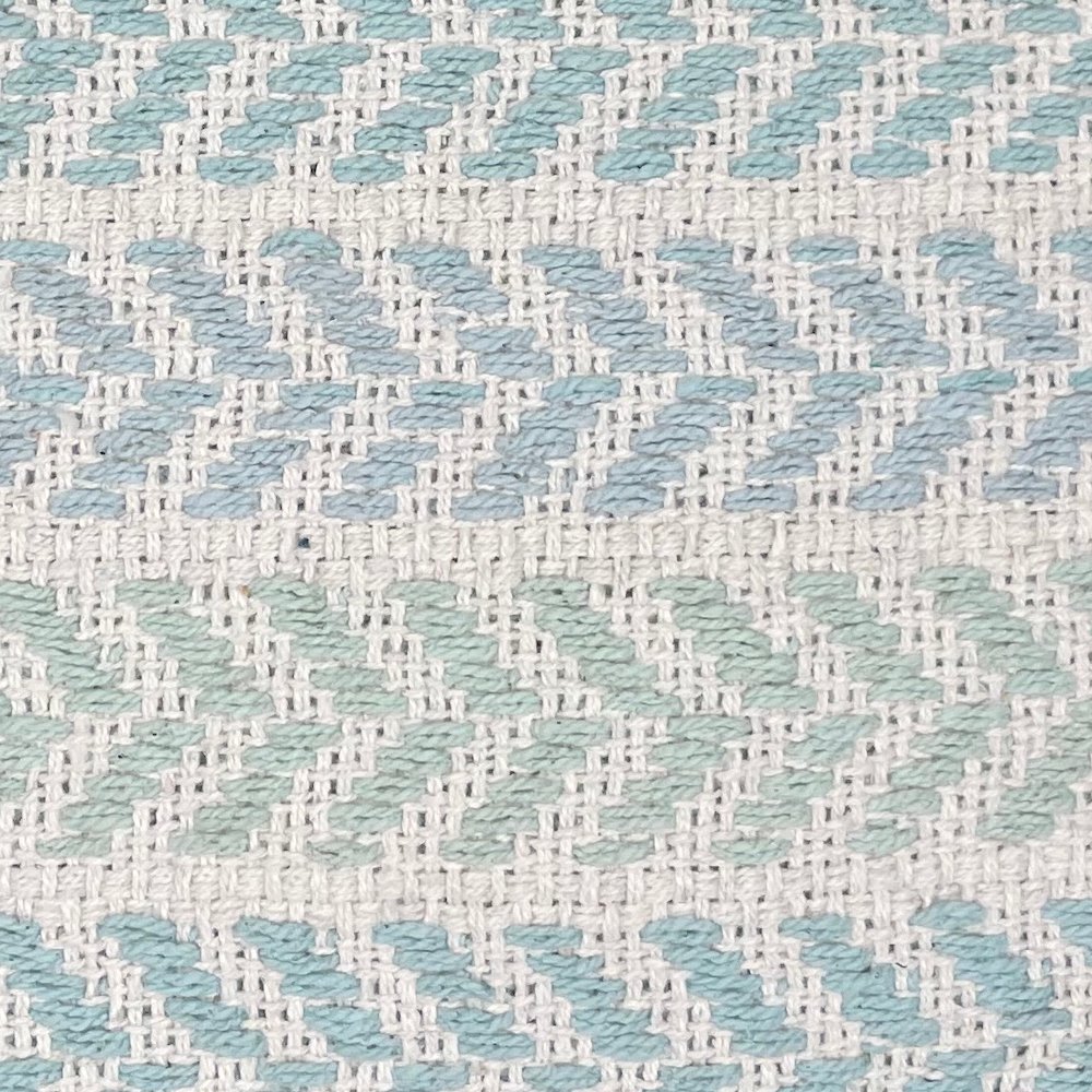 Altair  Cotton Pillow Set of 2 in Blue/Gray, 18" x 18"