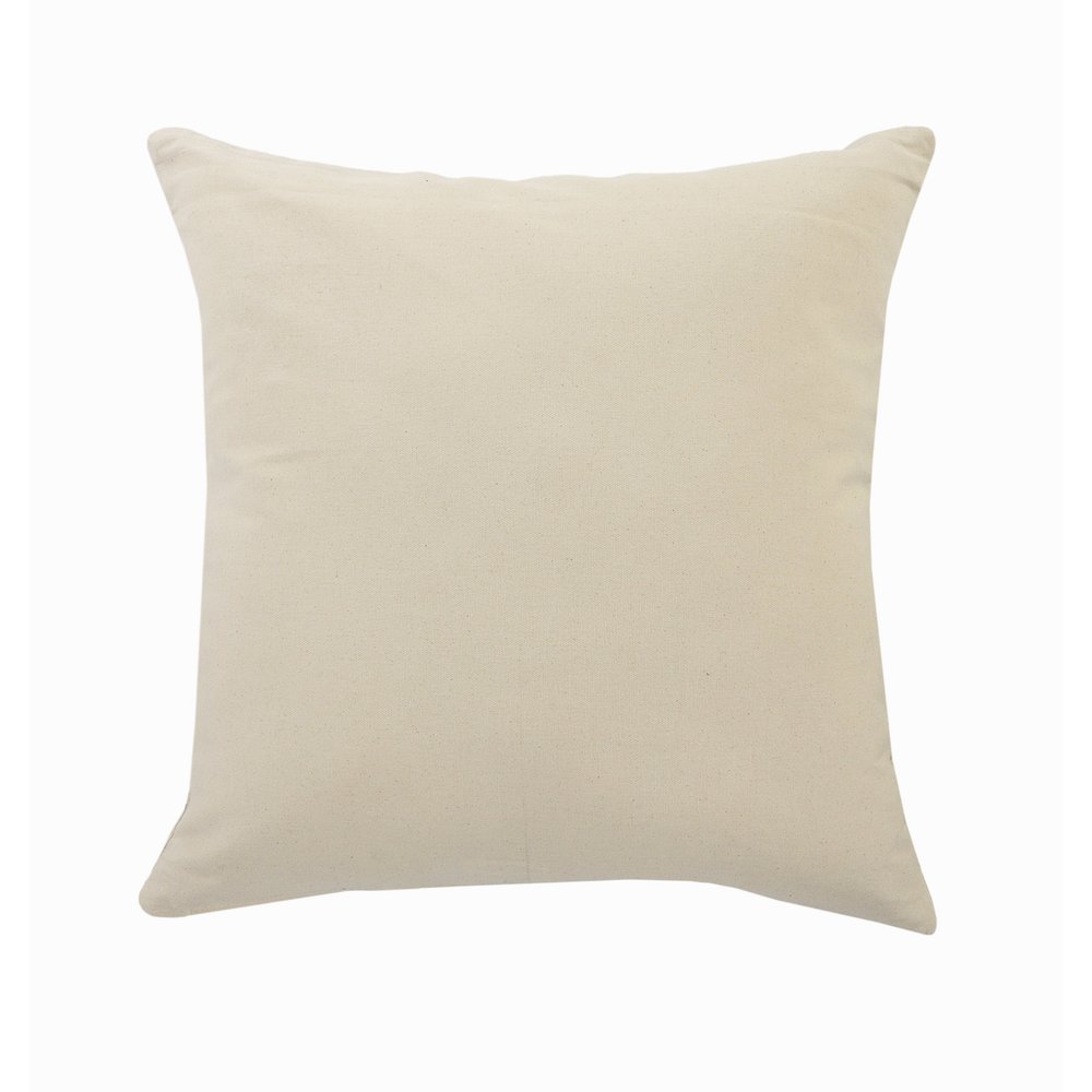 Avant-garde Cotton Pillow Set of 2 in Black/Cream, 20" x 20"