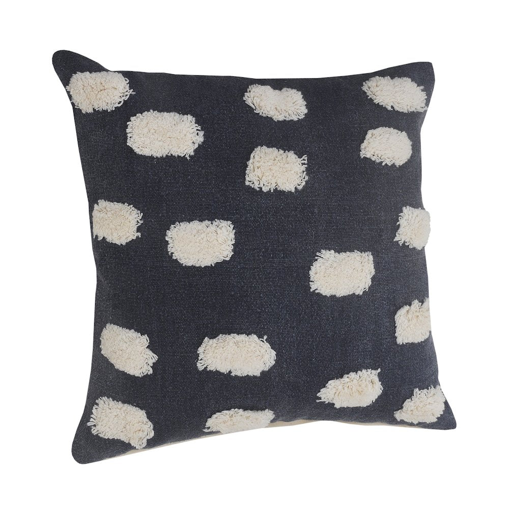 Zeal Cotton Pillow Set of 2 in Blue/White, 20" x 20"