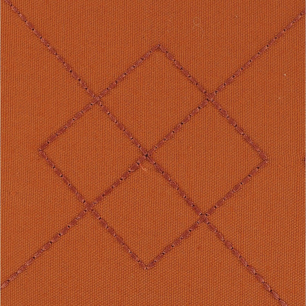 Sundaze Cotton Pillow Set of 2 in Orange, 20" x 20"