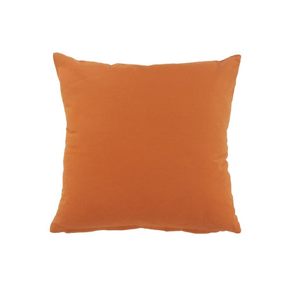 Sundaze Cotton Pillow Set of 2 in Orange, 20" x 20"