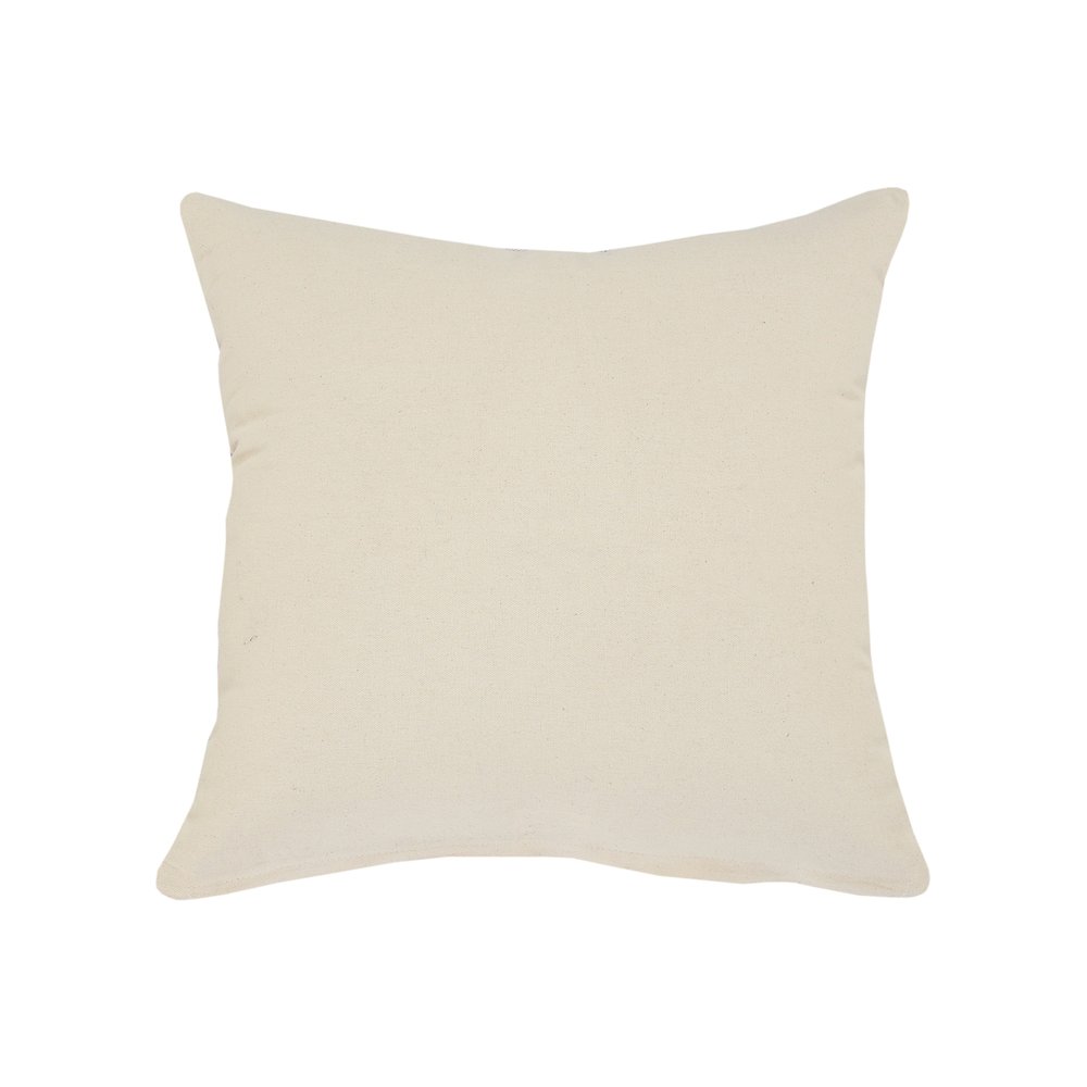 Oslo Cotton Pillow Set of 2 in Cream/White, 20" x 20"