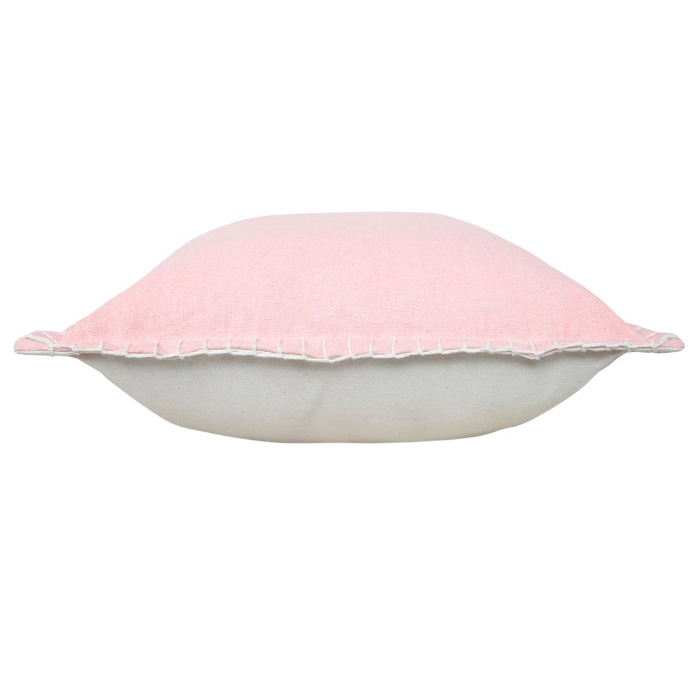 Vital Cotton Pillow Set of 2 in Pink, 20" x 20"