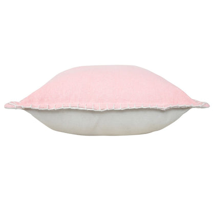 Vital Cotton Pillow Set of 2 in Pink, 20" x 20"