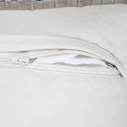 Vital  Cotton Pillow Set of 2 in Black, 20" x 20"