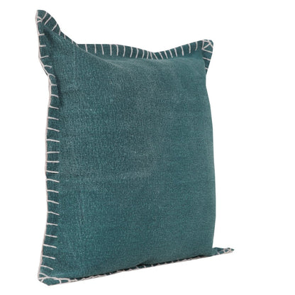 Vital Cotton Pillow Set of 2 in Green, 20" x 20"