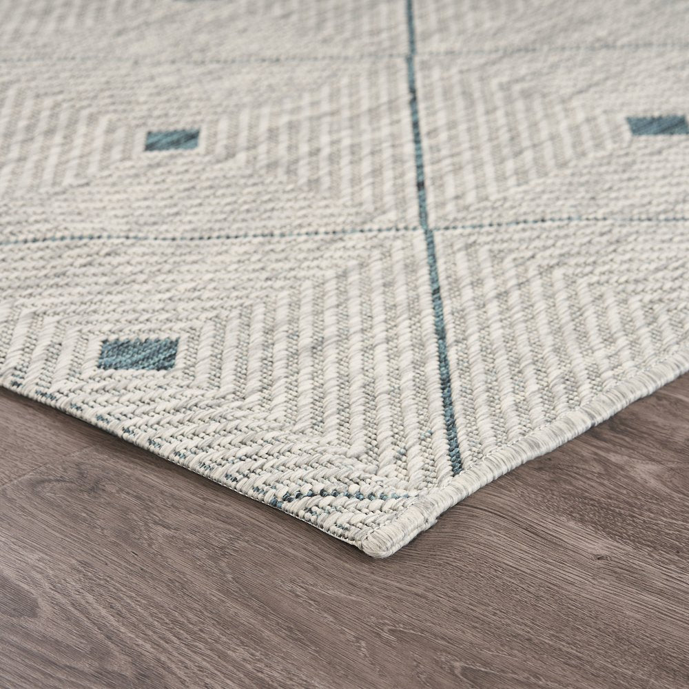 Minimal Diamonds Indoor/Outdoor Area Rug
