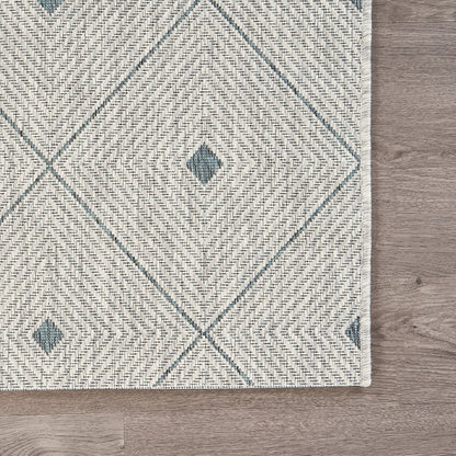 Minimal Diamonds Indoor/Outdoor Area Rug