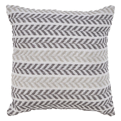Altair  Cotton Pillow Set of 4 in Gray/Ivory, 18" x 18"