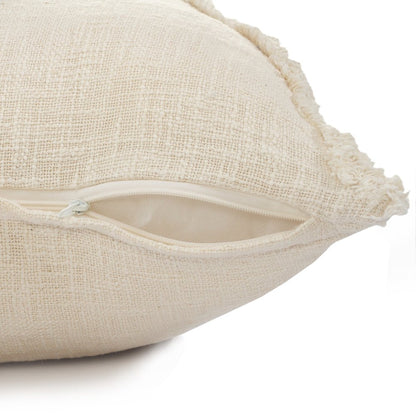 Solid Decorative Diamond Tufted Cotton Throw Pillow
