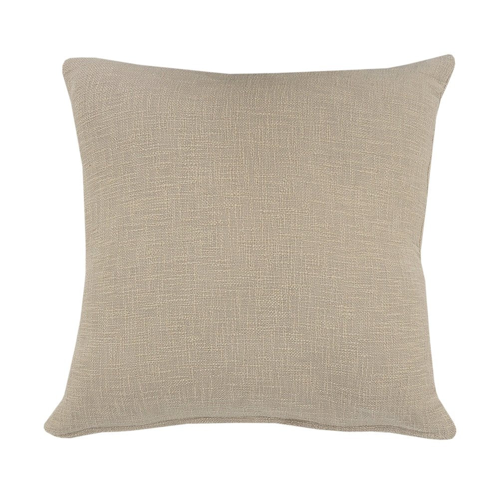 Reese Cotton Pillow Set of 2 in Brown, 20" x 20"