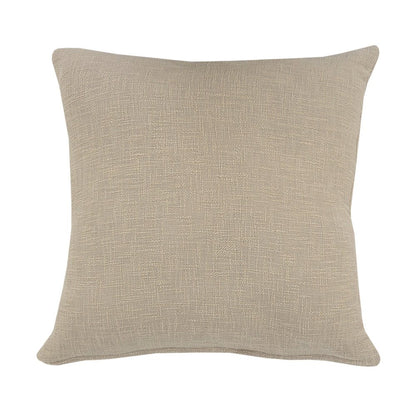 Reese Cotton Pillow Set of 2 in Brown, 20" x 20"