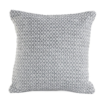 Insignia Cotton Pillow Set of 4 in Gray/White, 18" x 18"