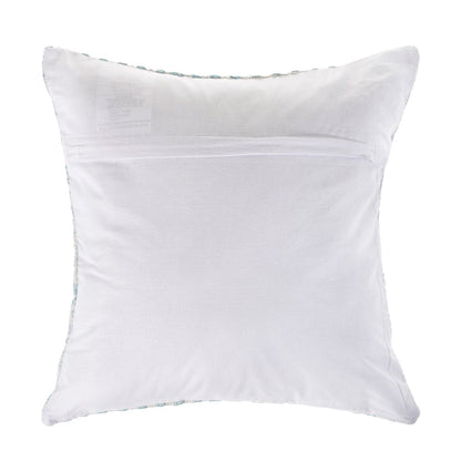 Altair  Cotton Pillow Set of 2 in Blue/Gray, 18" x 18"