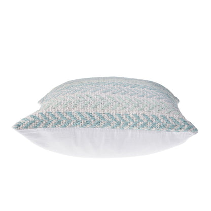 Altair  Cotton Pillow Set of 2 in Blue/Gray, 18" x 18"