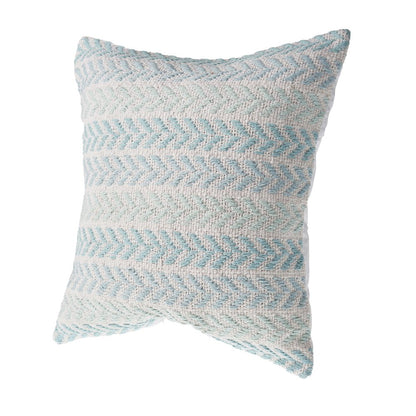 Altair  Cotton Pillow Set of 2 in Blue/Gray, 18" x 18"