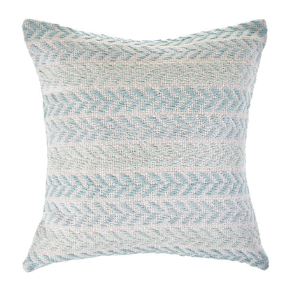 Altair  Cotton Pillow Set of 2 in Blue/Gray, 18" x 18"