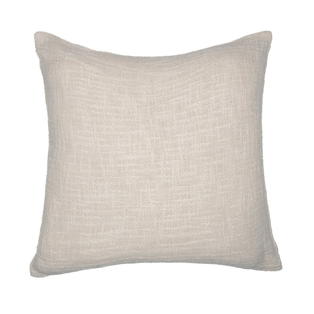 Stacy Garcia  Cotton Blend Poly Filled Pillow in Yellow/Ivory, 24" x 24"