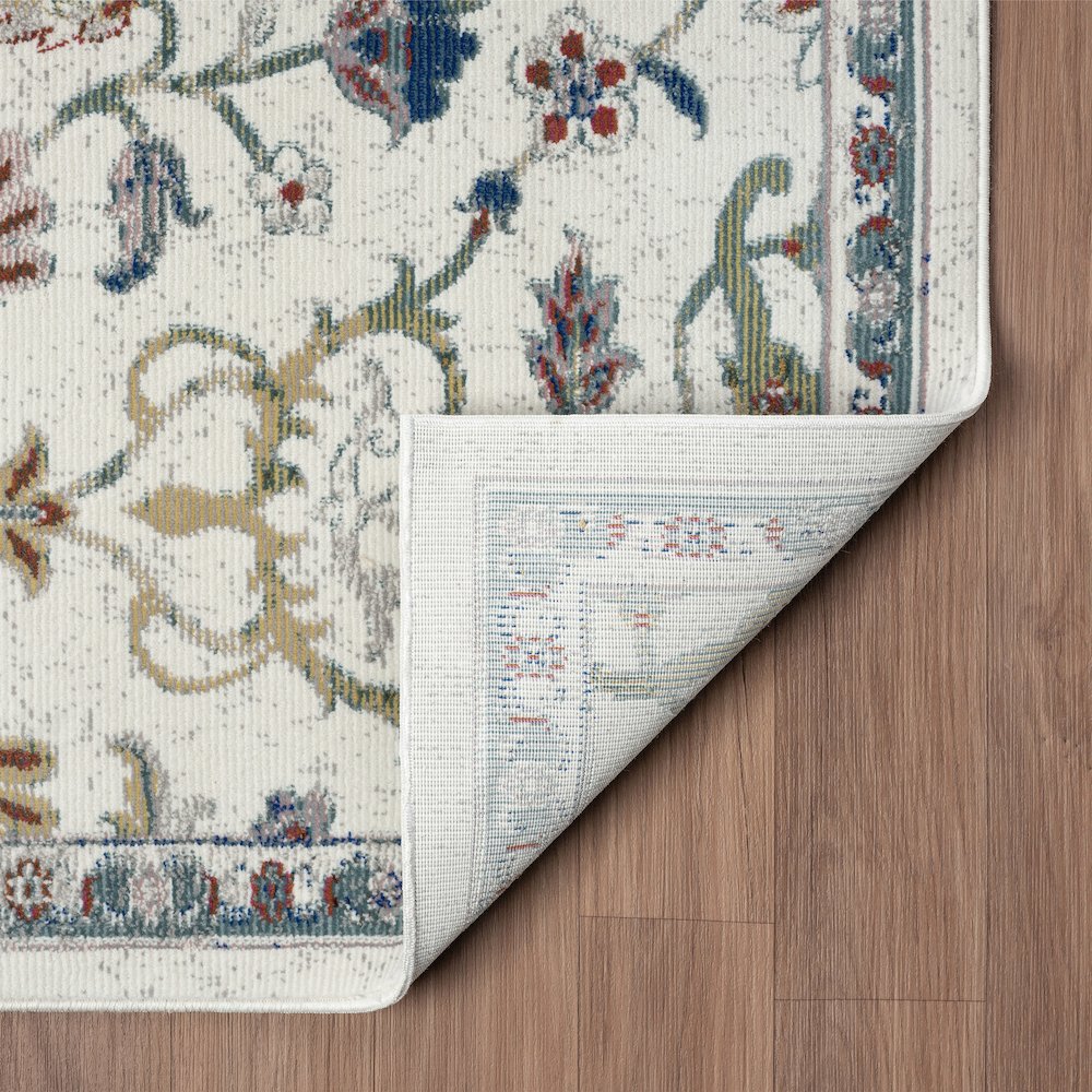 Gala Durable Performance Area Rug Indoor in Ivory/Blue, 8'9" x 11'9"