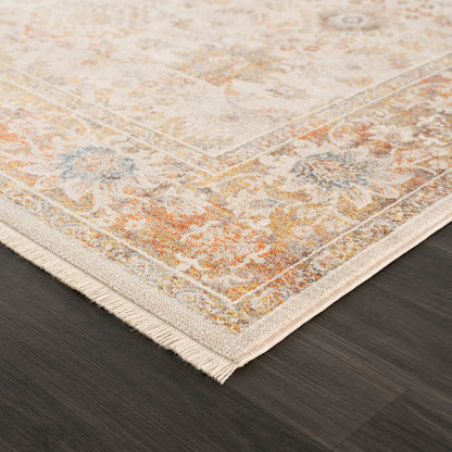 Holi Durable Performance Area Rug Indoor in Ivory/Beige, 7'9" x 10'