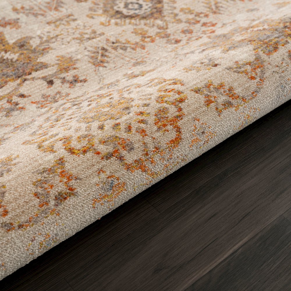 Holi Durable Performance Area Rug Indoor in Ivory/Beige, 7'9" x 10'