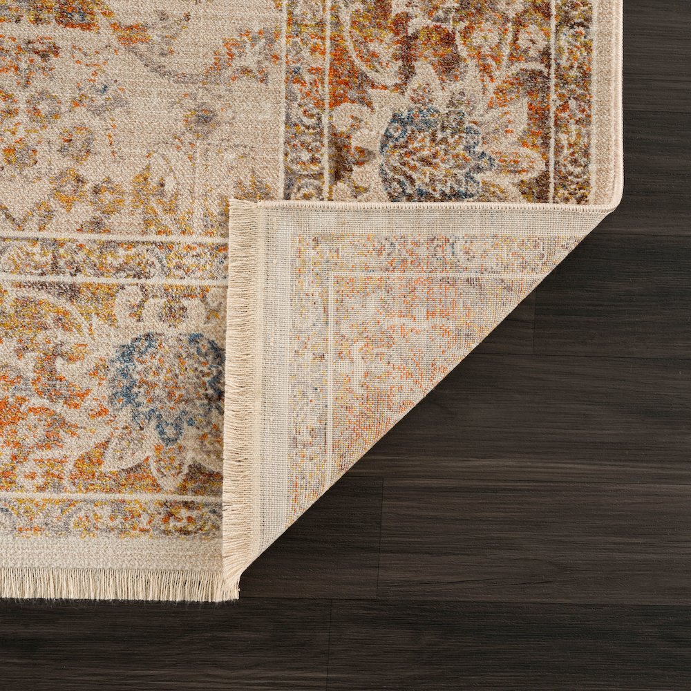 Holi Durable Performance Area Rug Indoor in Ivory/Beige, 7'9" x 10'