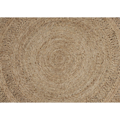 Boutique Jute Jute Area Rug Indoor in Tan/Brown, 7'6" Round