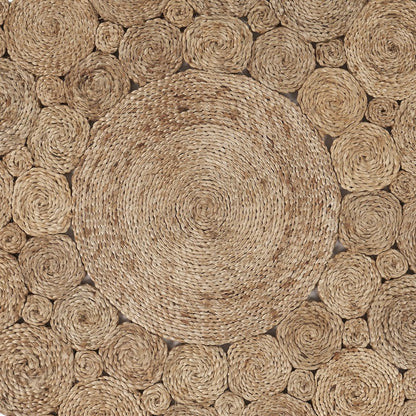 Boutique Jute Jute Area Rug Indoor in Brown/Tan, 7'6" Round