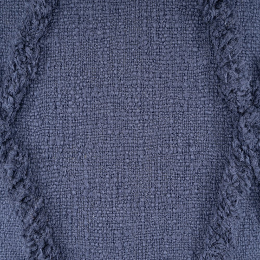 Reese Cotton Pillow Set of 2 in Blue, 18" x 18"