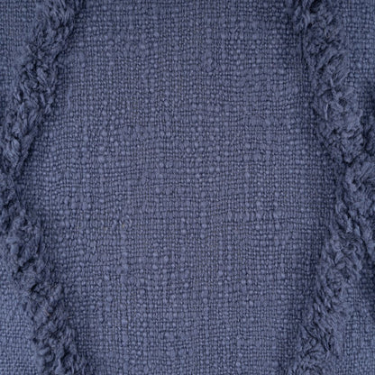 Reese Cotton Pillow Set of 2 in Blue, 18" x 18"