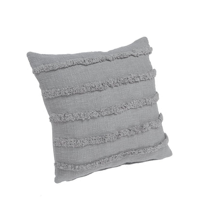 Rory Cotton Pillow Set of 4 in Gray, 20" x 20"