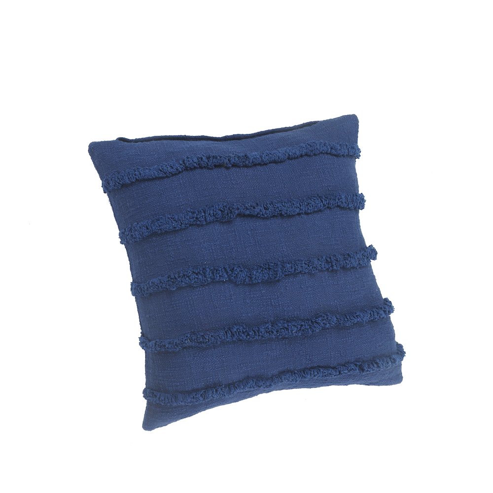 Rory Cotton Pillow Set of 4 in Blue, 20" x 20"