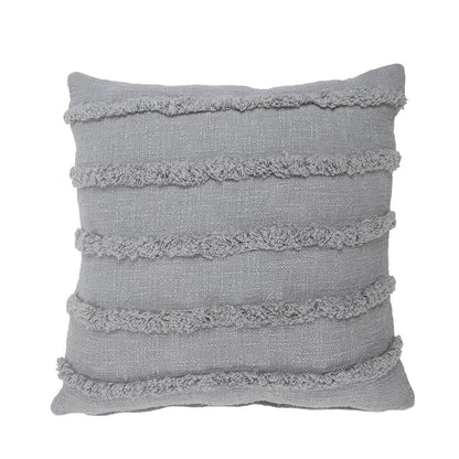 Rory Cotton Pillow Set of 4 in Gray, 20" x 20"