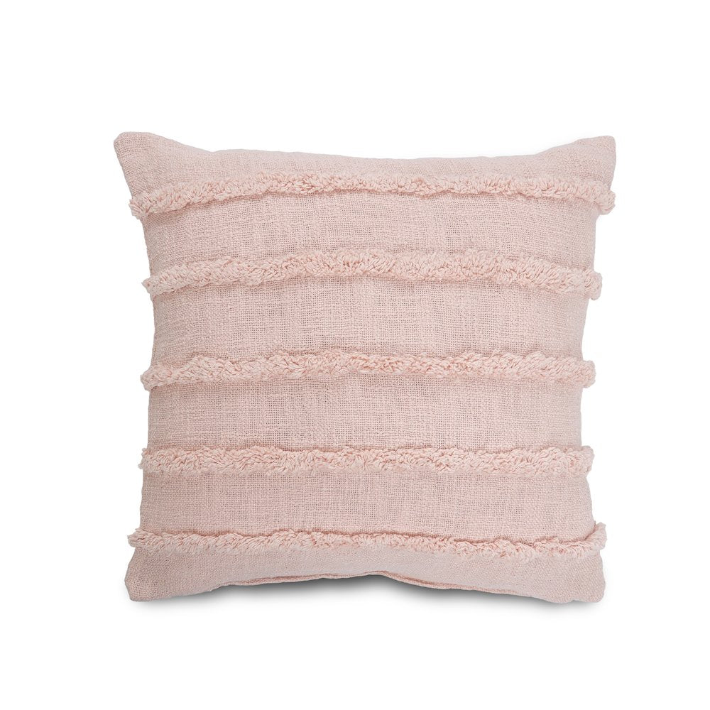 Rory Cotton Pillow Set of 4 in Pink, 20" x 20"
