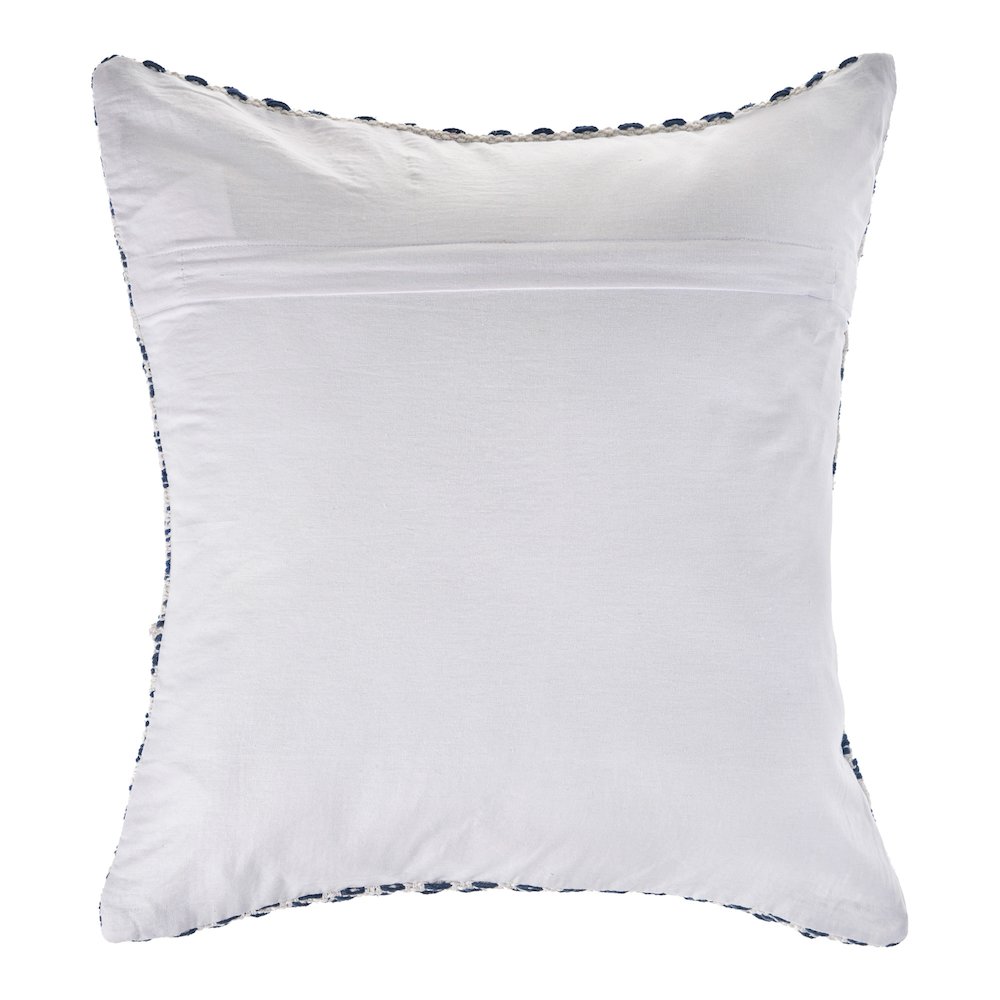 Altair  Cotton Pillow Set of 4 in Blue/Ivory, 18" x 18"