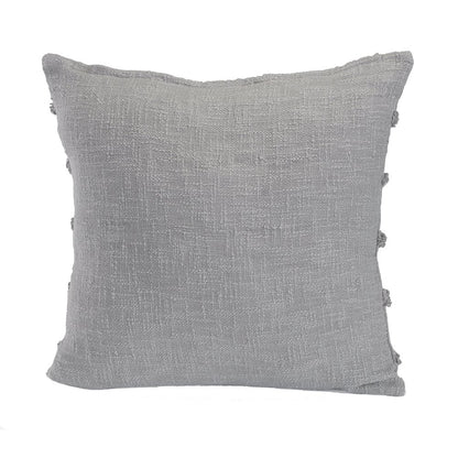 Rory Cotton Pillow Set of 4 in Gray, 20" x 20"