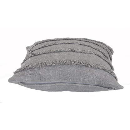 Rory Cotton Pillow Set of 4 in Gray, 20" x 20"
