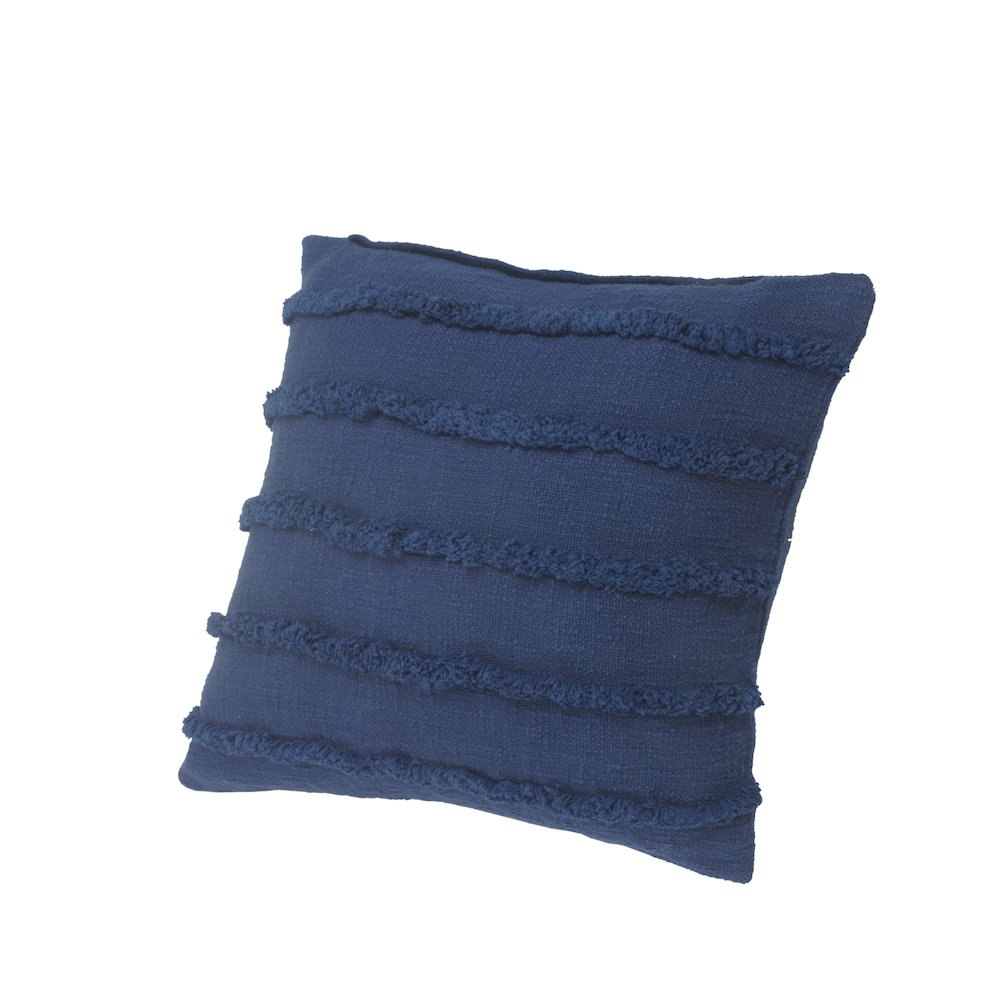 Rory Cotton Pillow Set of 4 in Blue, 20" x 20"