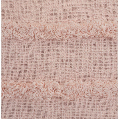 Rory Cotton Pillow Set of 4 in Pink, 20" x 20"