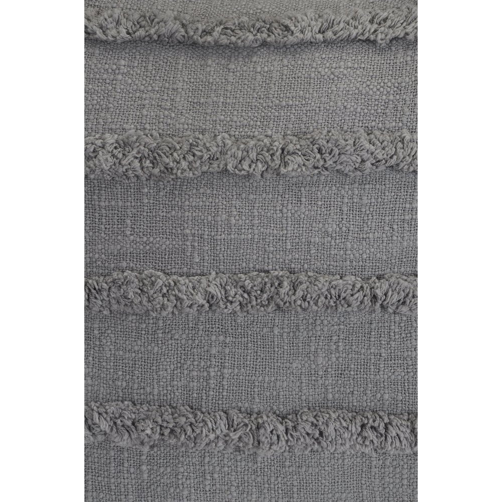 Rory Cotton Pillow Set of 4 in Gray, 20" x 20"