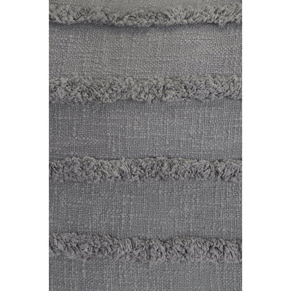 Rory Cotton Pillow Set of 4 in Gray, 20" x 20"