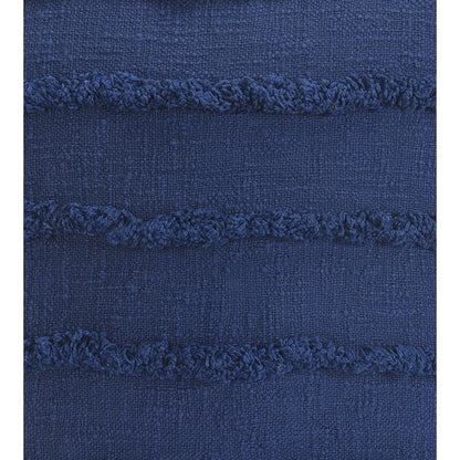 Rory Cotton Pillow Set of 4 in Blue, 20" x 20"