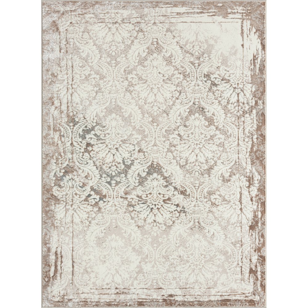 Antalya Durable Performance Area Rug Indoor in Beige/Cream, 2'2" x 3'