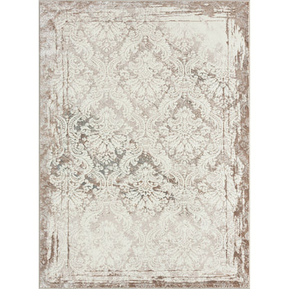 Antalya Durable Performance Area Rug Indoor in Beige/Cream, 2'2" x 3'