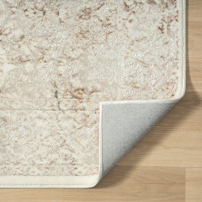 Antalya Durable Performance Area Rug Indoor in Beige/Cream, 2'2" x 3'
