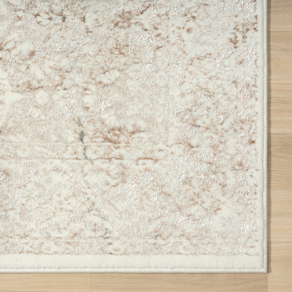 Antalya Durable Performance Area Rug Indoor in Beige/Cream, 2'2" x 3'