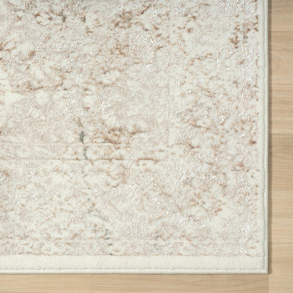 Antalya Durable Performance Area Rug Indoor in Beige/Cream, 2'2" x 3'