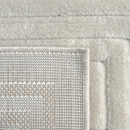 Atlas Durable Performance Area Rug Outdoor in Ivory, 5' x 7'