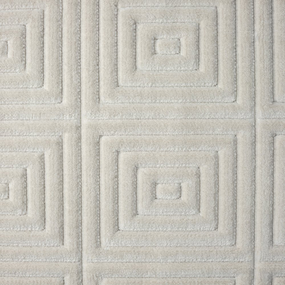 Atlas Durable Performance Area Rug Outdoor in Ivory, 5' x 7'