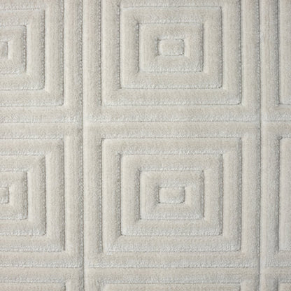 Atlas Durable Performance Area Rug Outdoor in Ivory, 5' x 7'